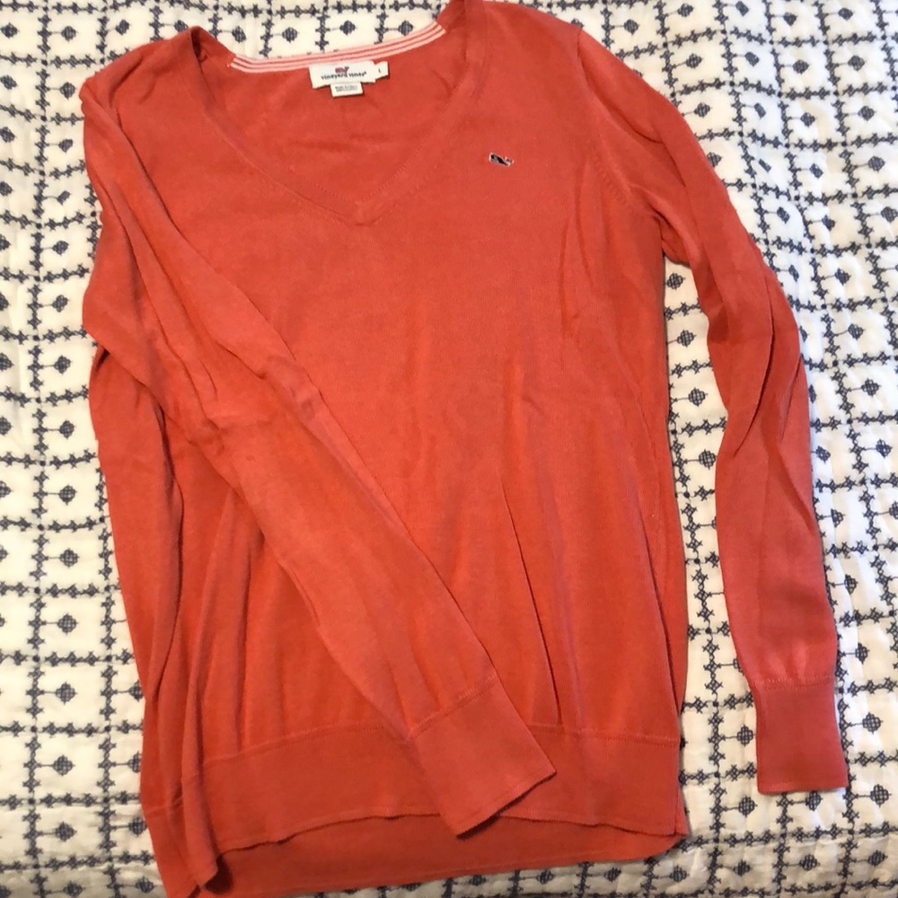 Orange Vineyard Vines Sweater